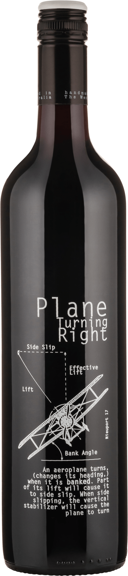 David Franz Plane Turning Right 2019 bottle